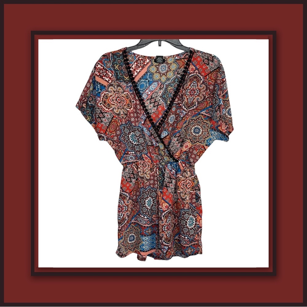 Rue 21 Boho Surplice Romper